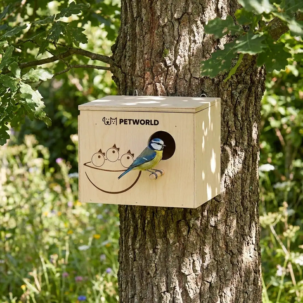 Petworld Wooden Bird Nest Box