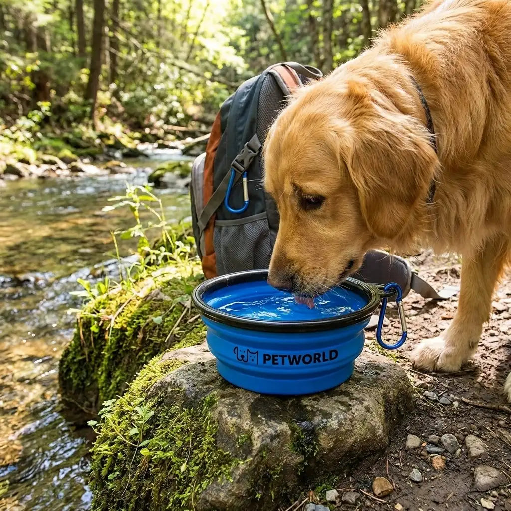 Petworld Collapsible Travel Dog Bowl